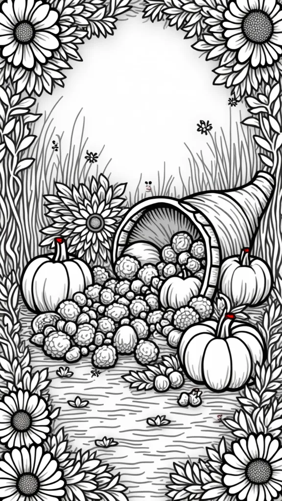 pages de couleurs de Thanksgiving gratuitement